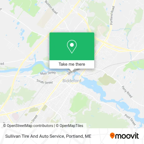 Sullivan Tire And Auto Service map