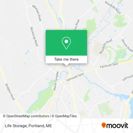 Life Storage map