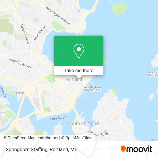 Springborn Staffing map