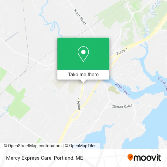Mercy Express Care map
