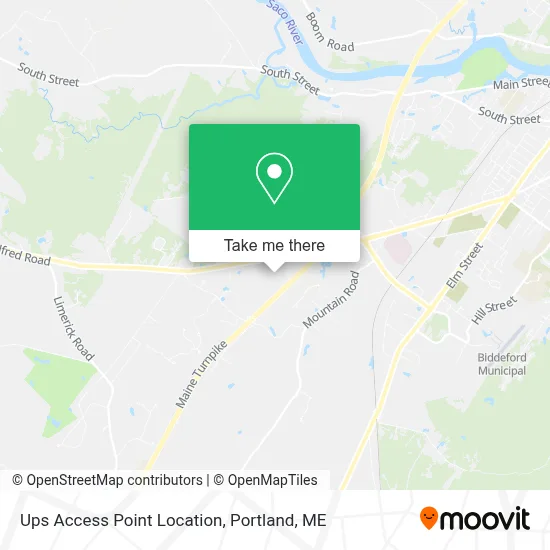 Ups Access Point Location map