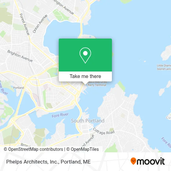 Phelps Architects, Inc. map