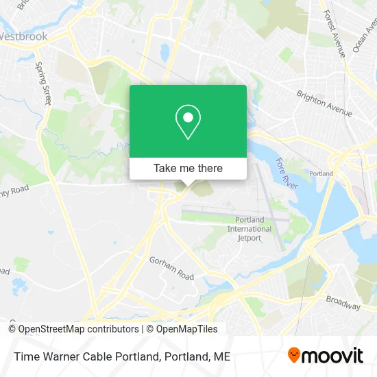 Time Warner Cable Portland map