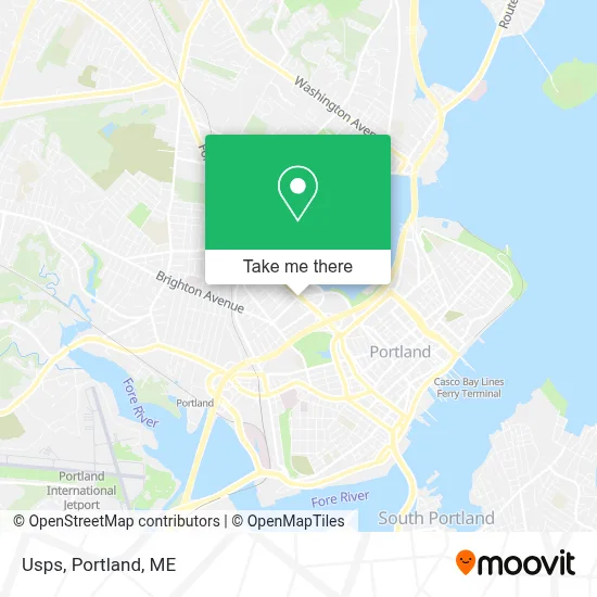 Usps map