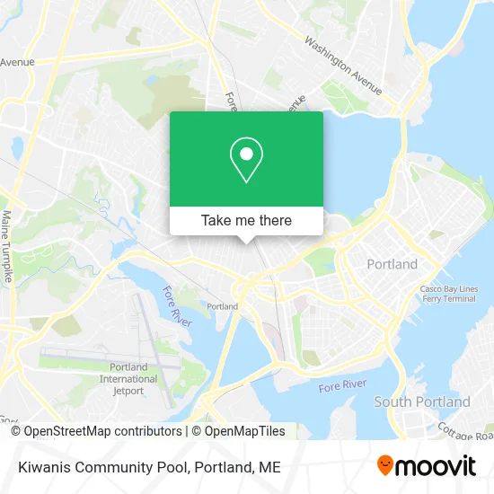 Kiwanis Community Pool map