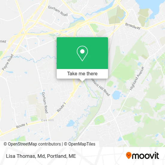 Lisa Thomas, Md map