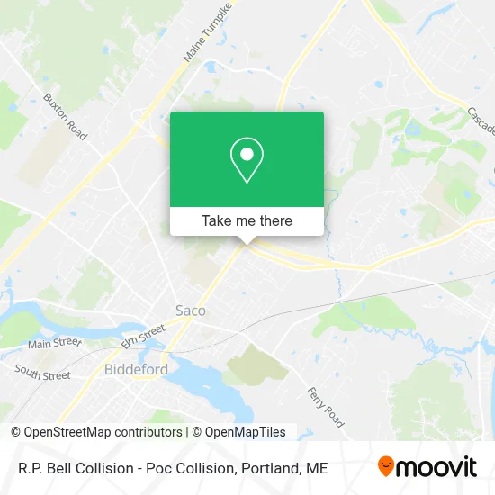 R.P. Bell Collision - Poc Collision map