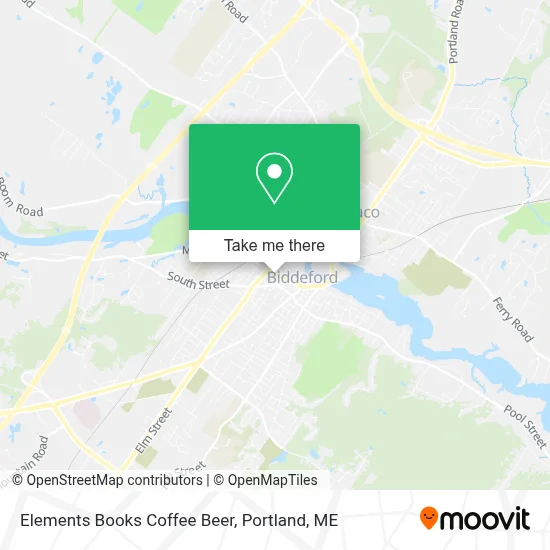 Elements Books Coffee Beer map