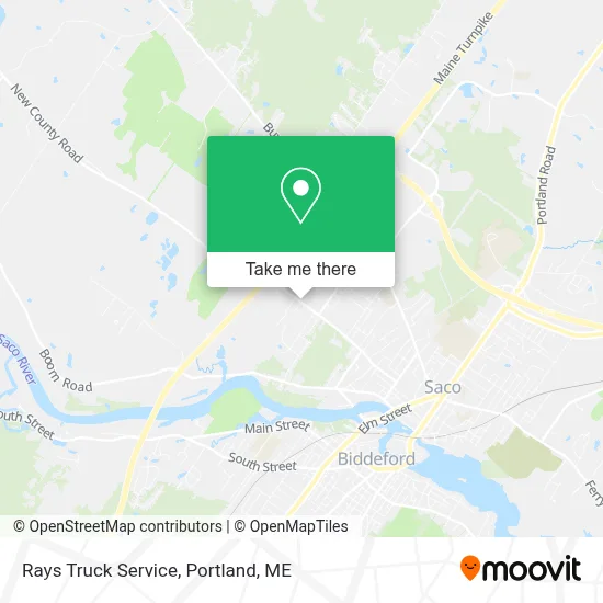 Rays Truck Service map