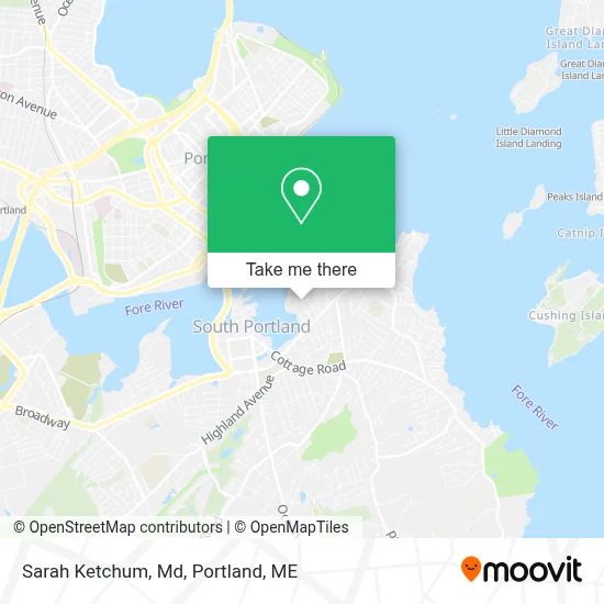 Sarah Ketchum, Md map
