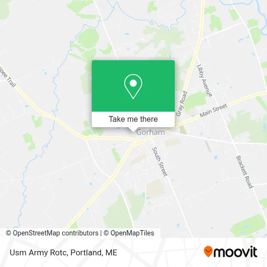 Usm Army Rotc map