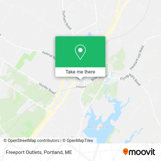 Freeport Outlets map