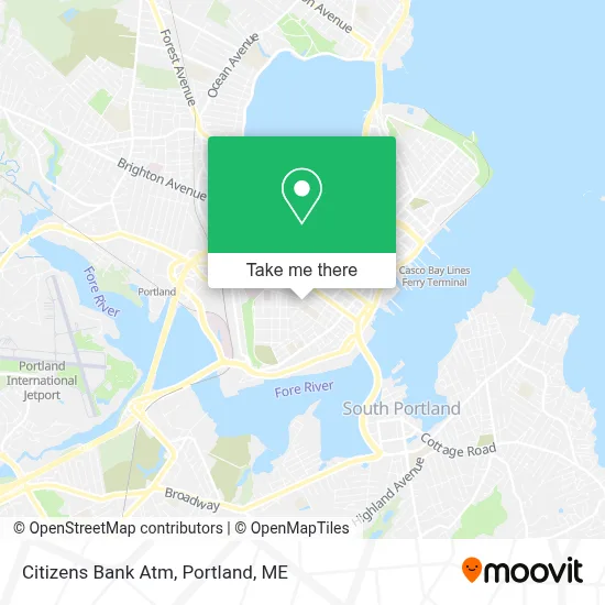 Citizens Bank Atm map