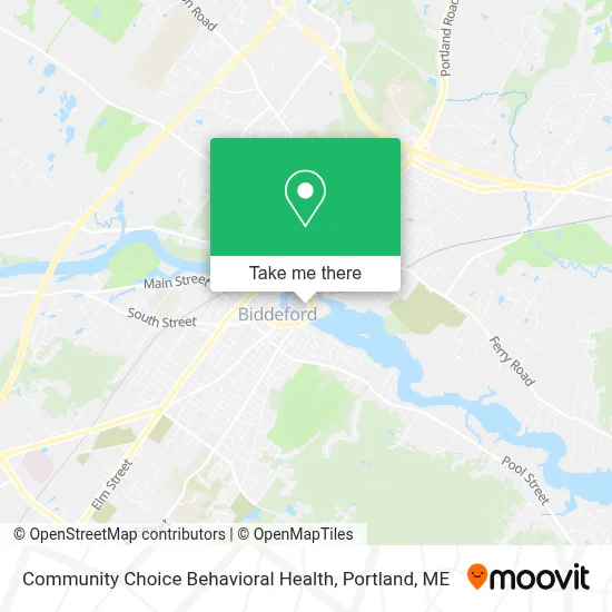 Community Choice Behavioral Health map