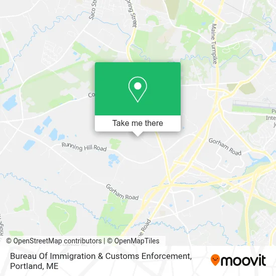 Bureau Of Immigration & Customs Enforcement map