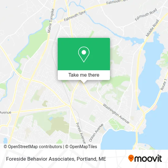 Foreside Behavior Associates map
