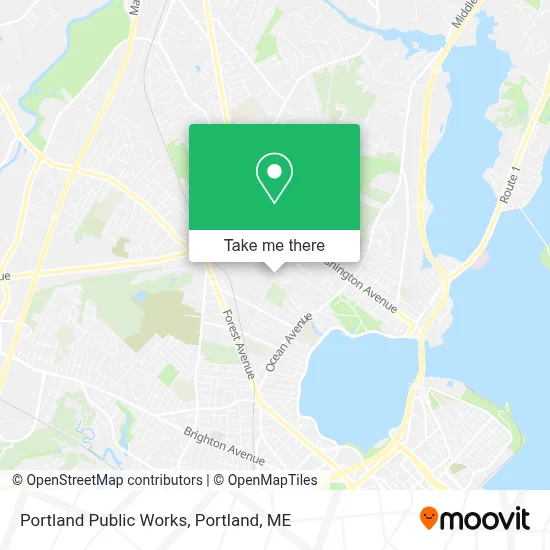 Portland Public Works map