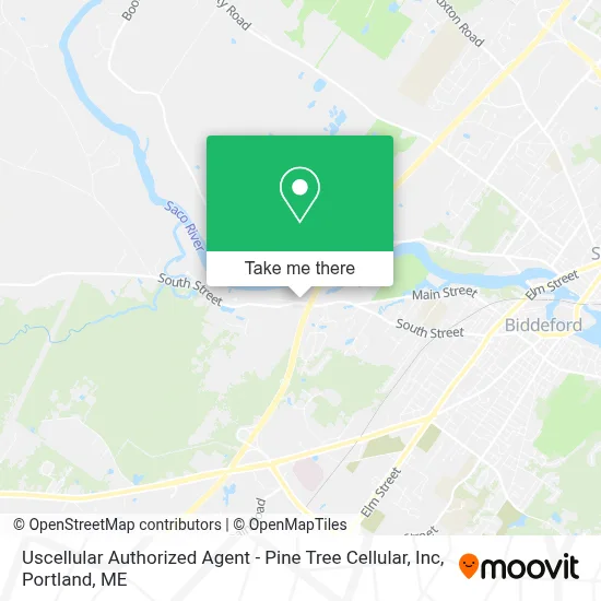 Uscellular Authorized Agent - Pine Tree Cellular, Inc map