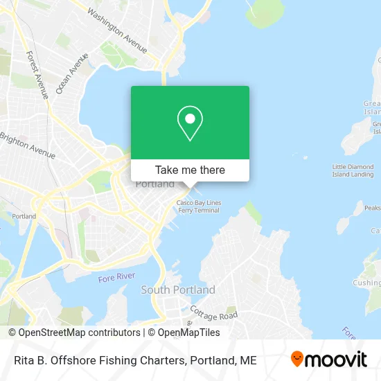 Rita B. Offshore Fishing Charters map