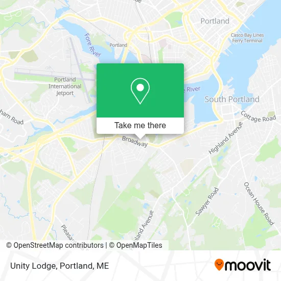 Unity Lodge map