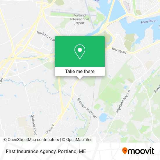 First Insurance Agency map
