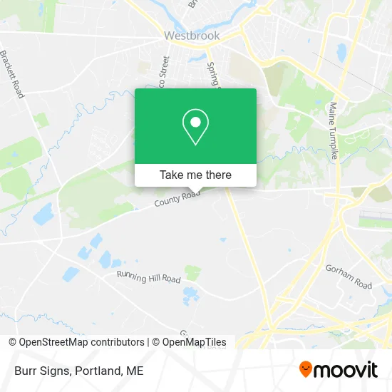Burr Signs map