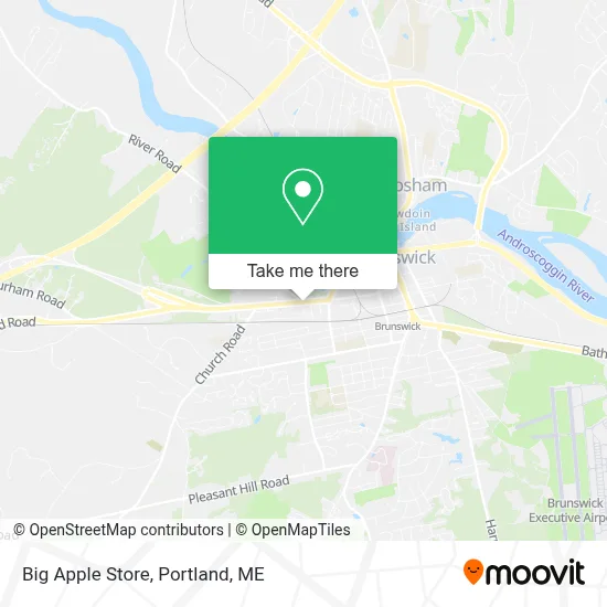 Big Apple Store map