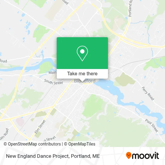New England Dance Project map
