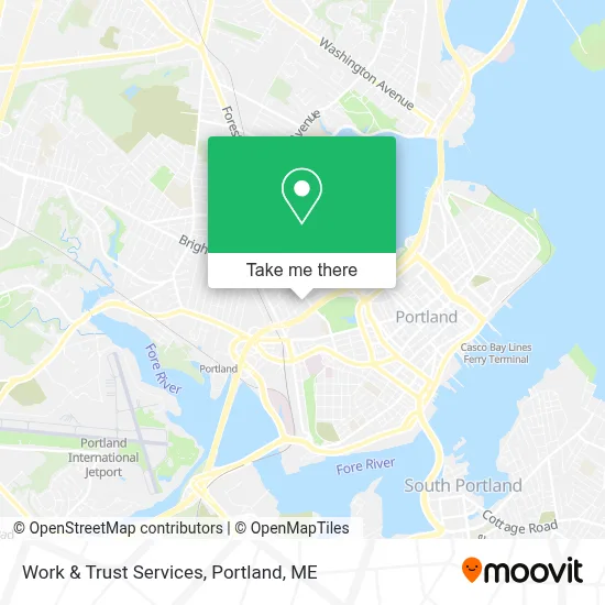 Work & Trust Services map