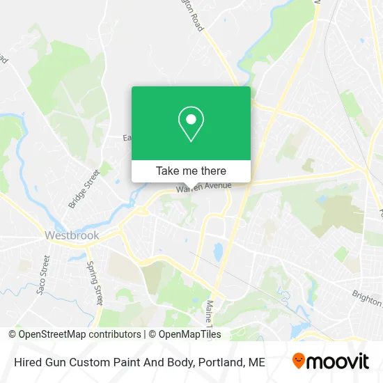 Hired Gun Custom Paint And Body map