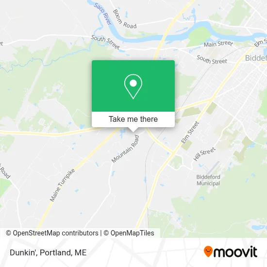 Dunkin' map
