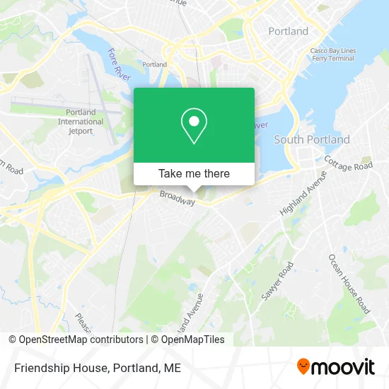 Friendship House map