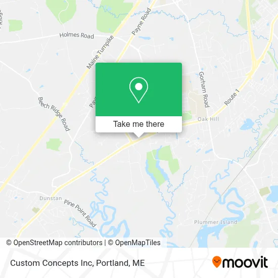 Custom Concepts Inc map
