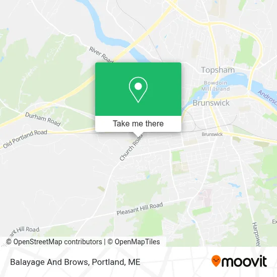 Balayage And Brows map