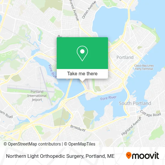 Northern Light Orthopedic Surgery map