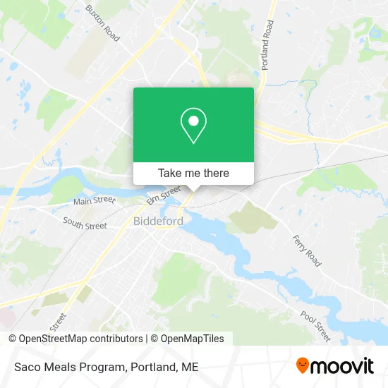 Saco Meals Program map