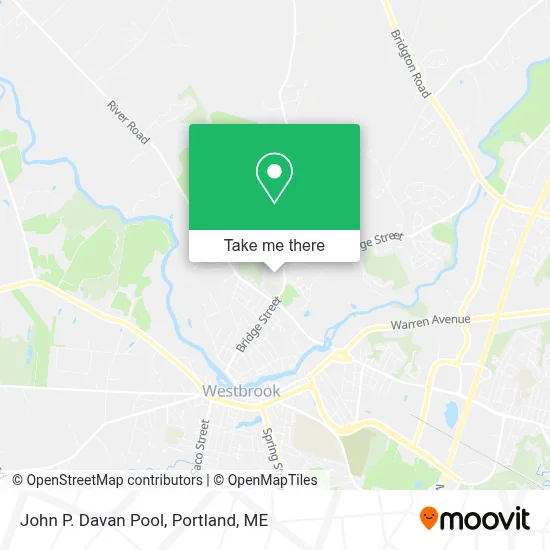 John P. Davan Pool map