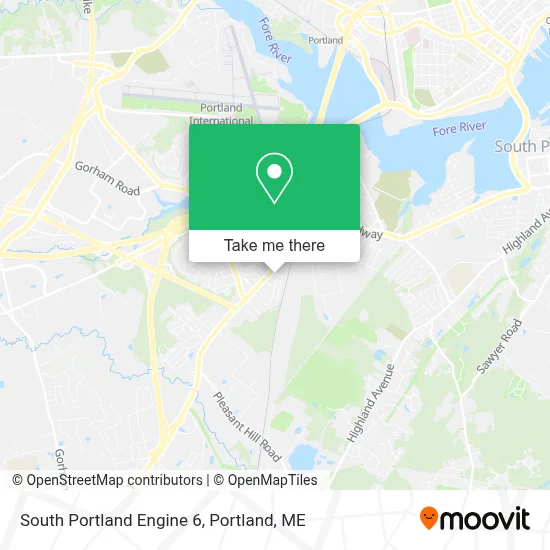 South Portland Engine 6 map