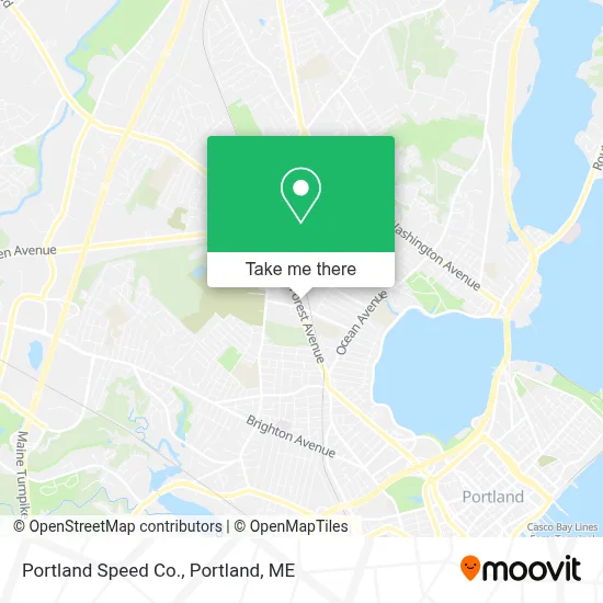 Portland Speed Co. map