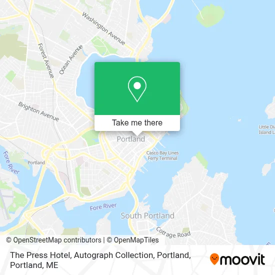 The Press Hotel, Autograph Collection, Portland map