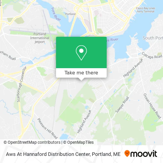 Aws At Hannaford Distribution Center map