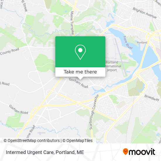 Intermed Urgent Care map