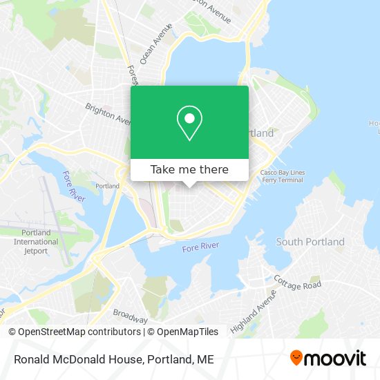 Ronald McDonald House map