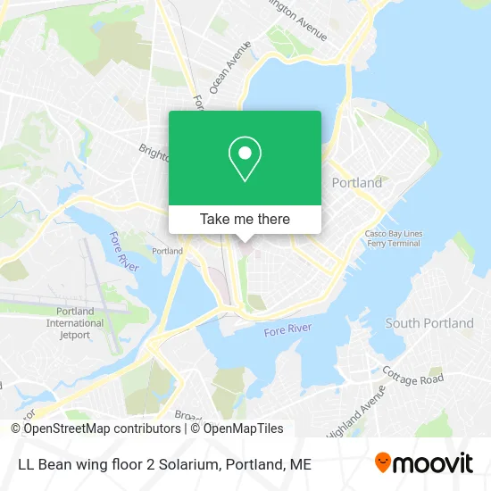 LL Bean wing floor 2 Solarium map