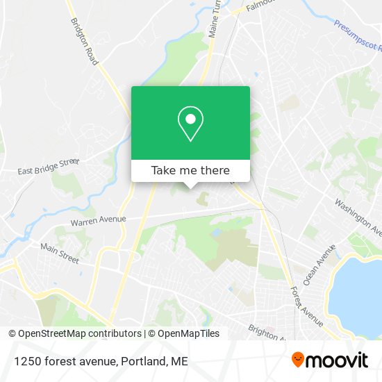 Mapa de 1250 forest avenue