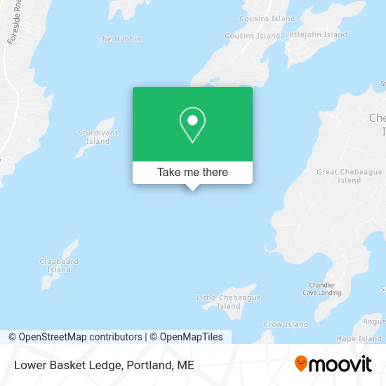 Lower Basket Ledge map