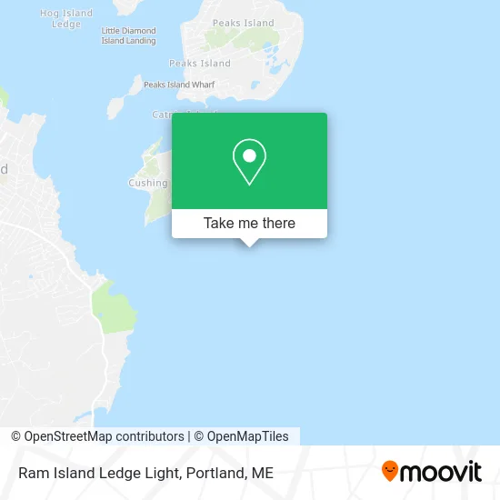 Ram Island Ledge Light map