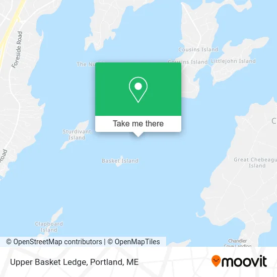 Upper Basket Ledge map