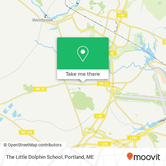 The Little Dolphin School map