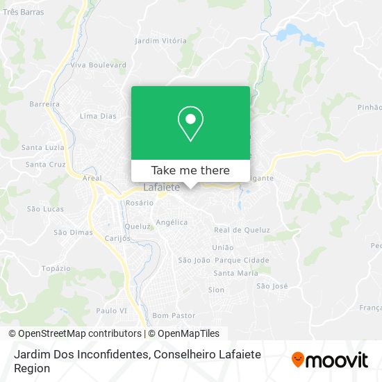 Jardim Dos Inconfidentes map